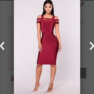 Plus size bandage dress